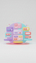 Playful UI Template Kit for Candy-Themed Sites